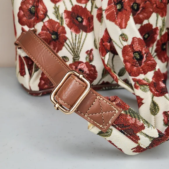 Signare Tapestry Backpack – Poppy Floral Print - Picture 5 of 10